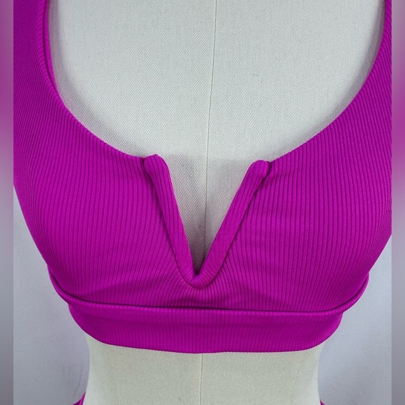 Hot Pink 2 Pc  Race back Bikini Set Size Small - Picture 4 of 7